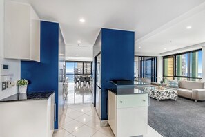 Luxury Apartment, Air conditioning, Ocean View | Private kitchen | Electric kettle, highchair