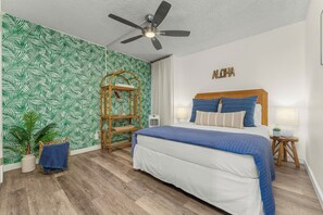 1 habitación, tabla de planchar con plancha, internet y ropa de cama