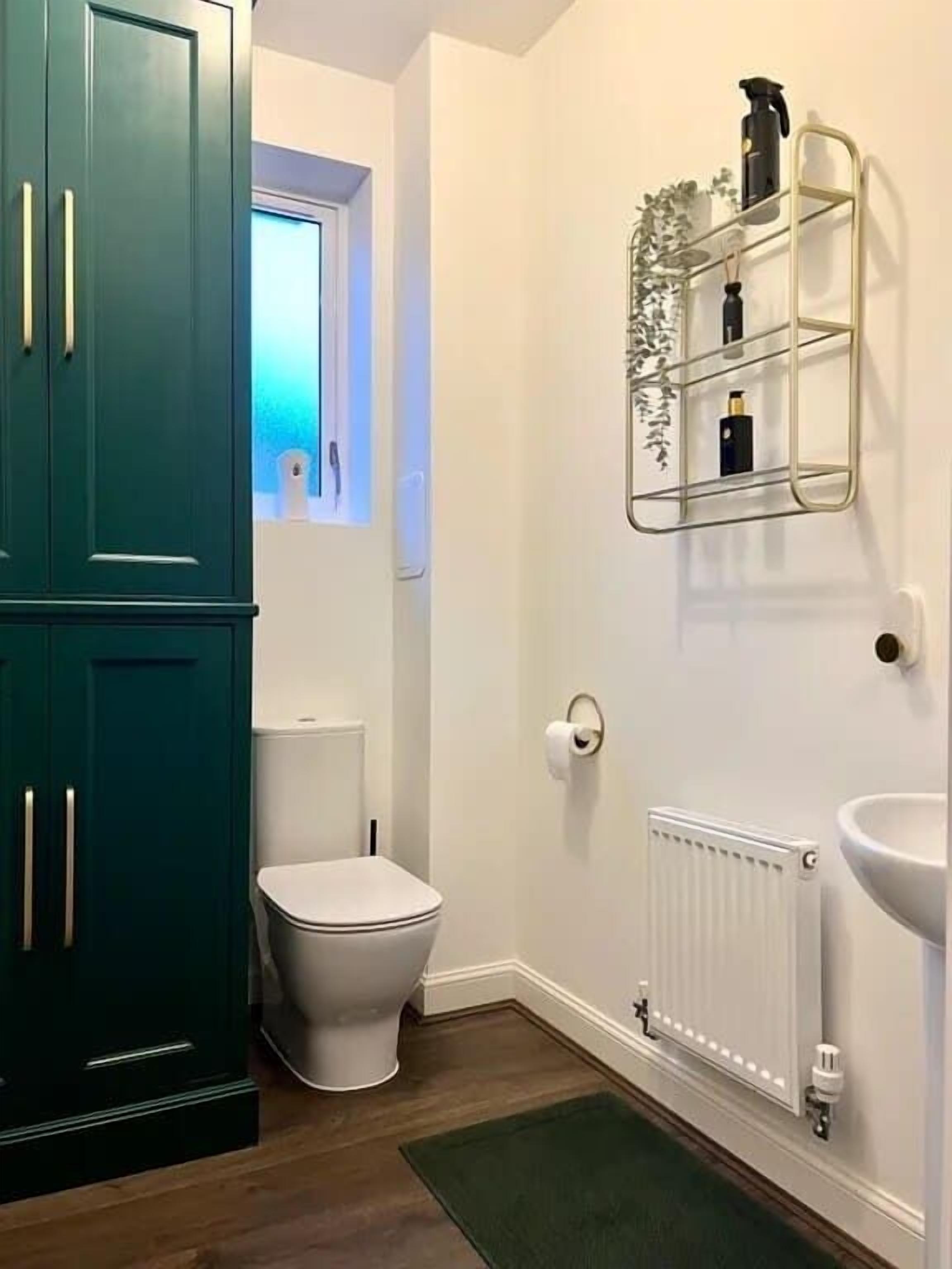 Shower, hair dryer