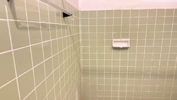 Shower, bidet, towels