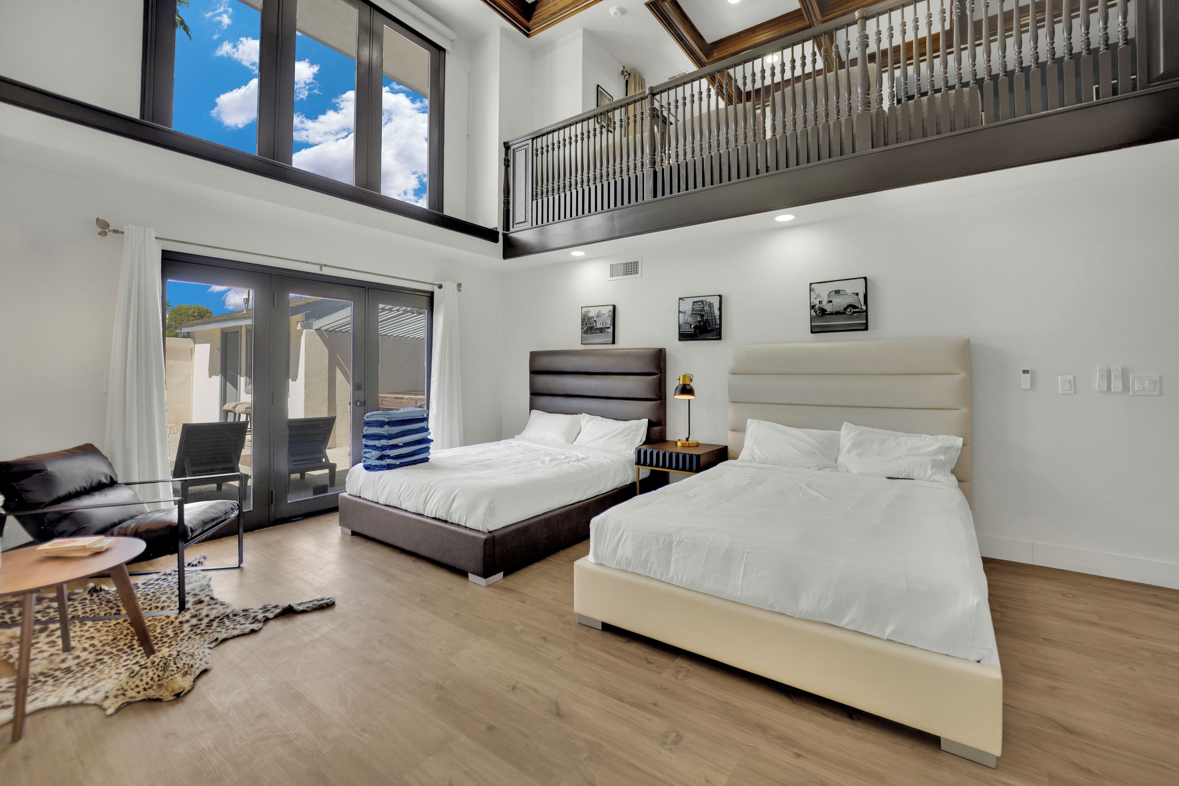 5 dormitorios, tabla de planchar con plancha, wifi y ropa de cama