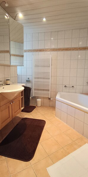 Haartrockner, Handtücher, Toilettenpapier