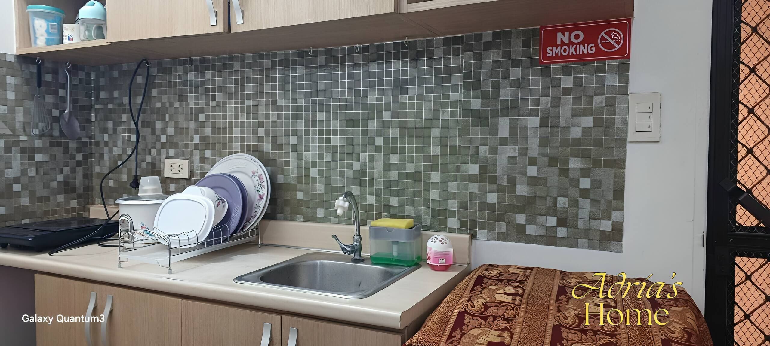 Fridge, stovetop, cookware/dishes/utensils