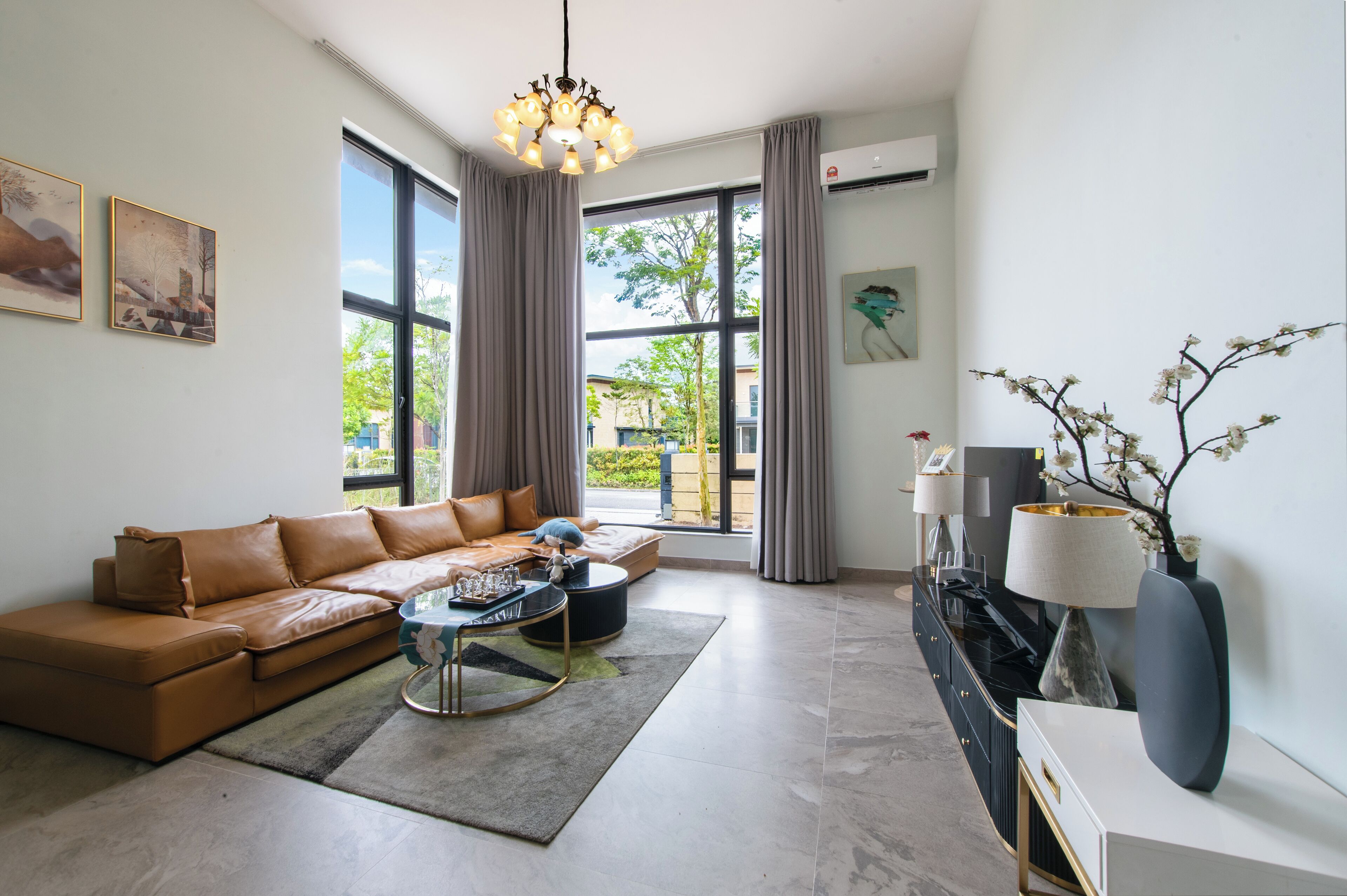 Superior Villa, 2 Bedrooms, Kitchen, Courtyard View | Langsir/tirai gelap terus, kalis bunyi, Wi-fi percuma 