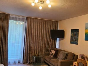 Living area - Haus Weinstraße - apartment/apartment, bathroom, WC, living room/bedroom (Bad Bergzabern)