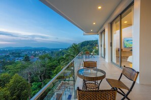 Balcony view - Pool Villa Gym & Ocean Views V111 (Choeng Thale)