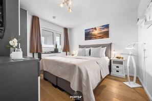 1 bedroom, iron/ironing board, travel crib, free WiFi