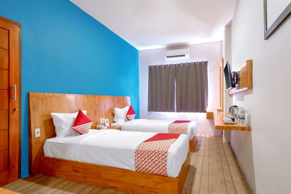 Habitación Deluxe con 2 camas individuales | Wifi gratis y ropa de cama