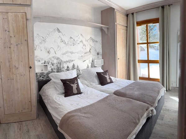 2 bedrooms, free WiFi, bed sheets, wheelchair access