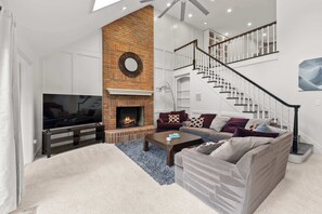 House, Multiple Beds, Patio, Garden View (The Gahanna Grand) | Living area | 42-inch flat-screen TV with digital channels - The Gahanna Grand (Columbus)