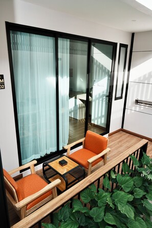 Quarto casal luxo, vista para o jardim | Wi-Fi de cortesia