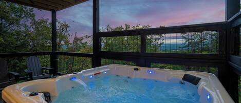 Baignoire à remous extérieure