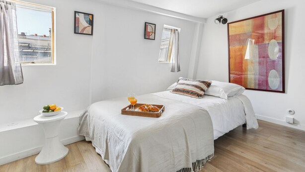 City Apartment, 1 Double Bed with Sofa bed, Non Smoking | Iron/ironing board, cribs (surcharge), WiFi (free), bed sheets - Cozy 1BR Flat in the Heart of République (Paris)