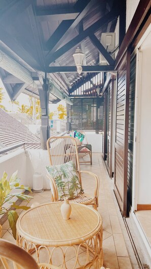 Apartment, 2 Bedrooms, Smoking, Balcony | Balcony - Seas the DAY Luxury Seafront! (Grand-Baie)