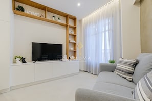 Căn hộ Deluxe, quang cảnh thành phố | Khu phòng khách
