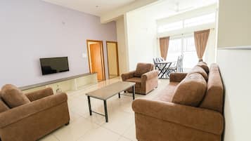Appartement Deluxe | Draps en coton égyptien, literie de qualité supérieure