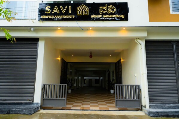 Front of property - Savi Service Apartments (Chikkamagaluru)