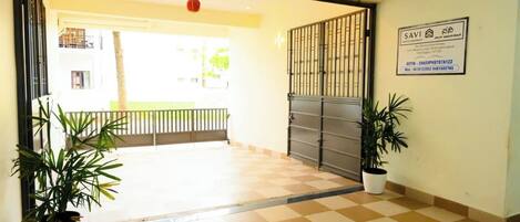 Voorkant van accommodatie