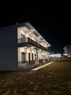 Front of property – evening/night