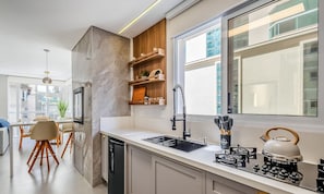 Apartamento básico | Cozinha privada