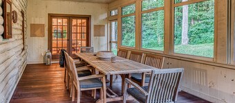 Modern Log Cabin with Saltwater Pool & Mountain Views By Evergreen Home