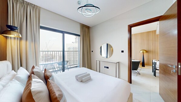 2 bedrooms, iron/ironing board, free WiFi, bed sheets