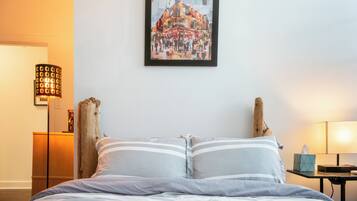 2 slaapkamers, een strijkplank/strijkijzer, wifi, beddengoed