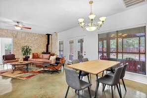 Interior - Charming Kyle Retreat with Pool, Porch & Walk to Downtown (Kyle)
