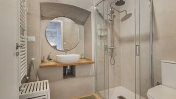 Shower, hair dryer