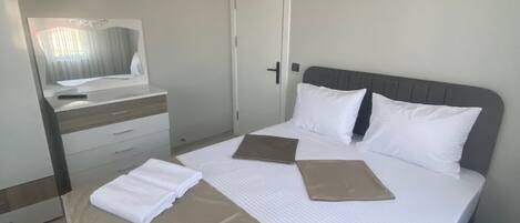 1 makuuhuone, silitysrauta/-lauta, Wi-Fi, vuodevaatteet