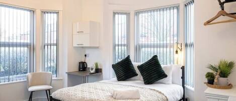 1 soverom, strykejern/-brett, wi-fi og sengetøy