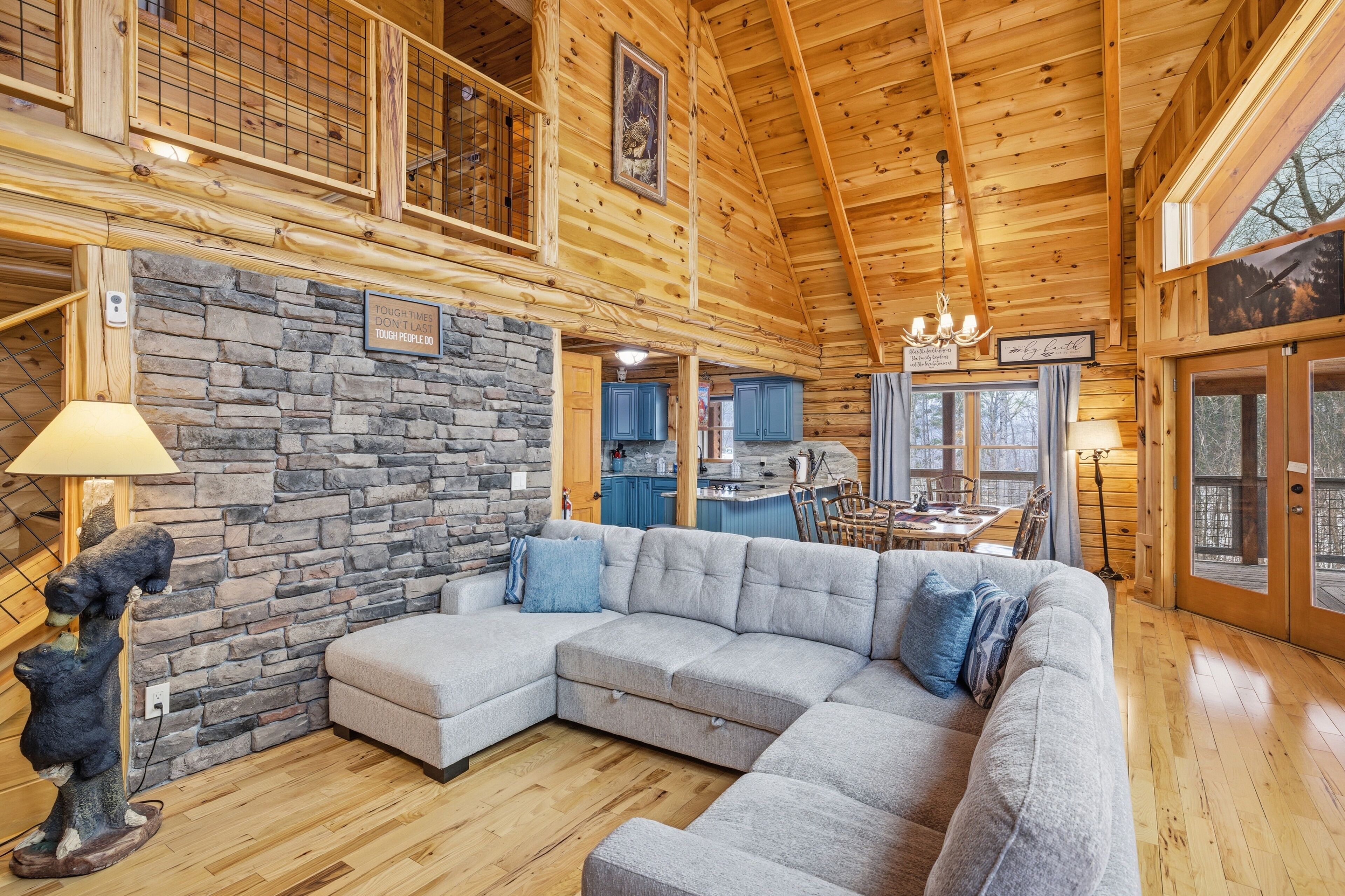 Kabin, 2 kamar tidur | Area keluarga | Smart TV