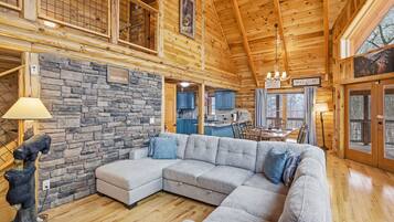 Kabin, 2 kamar tidur | Area keluarga | Smart TV