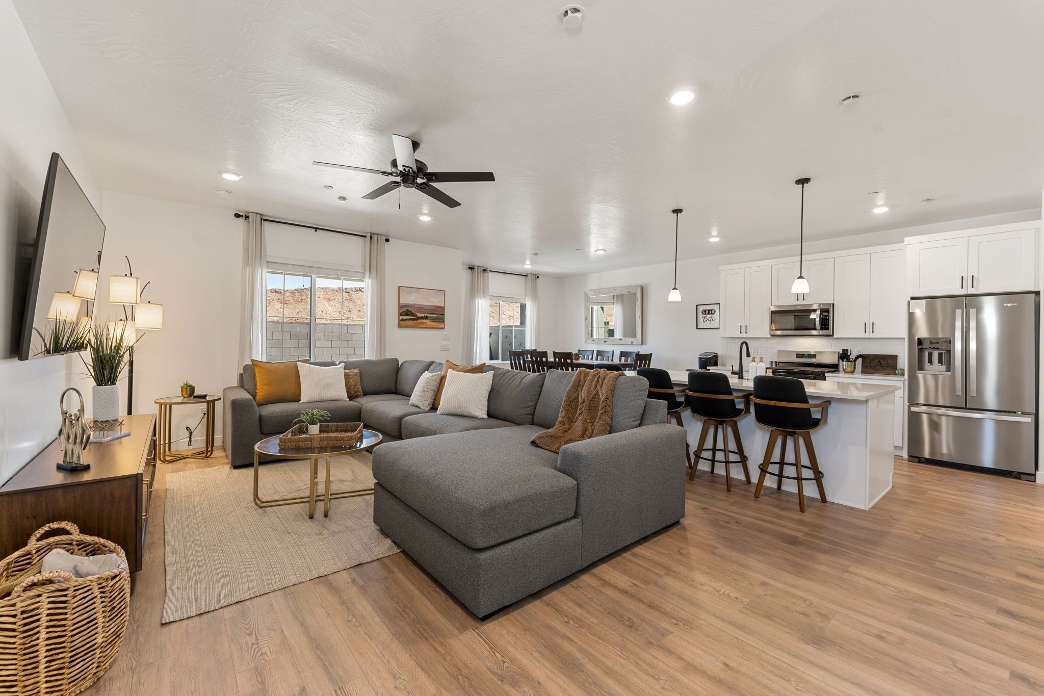 Townhome, 4 Bedrooms | Living area | Smart TV