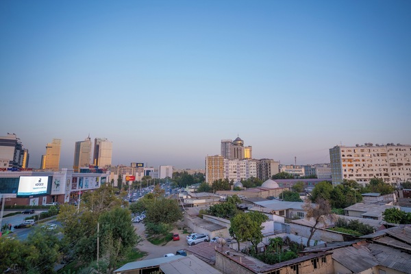 The view from the apartment. Apartment is on the 5th floor