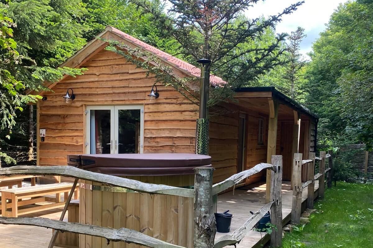 Cabana, 1 quarto (Hedgehog - Eco lodge with hot tub)