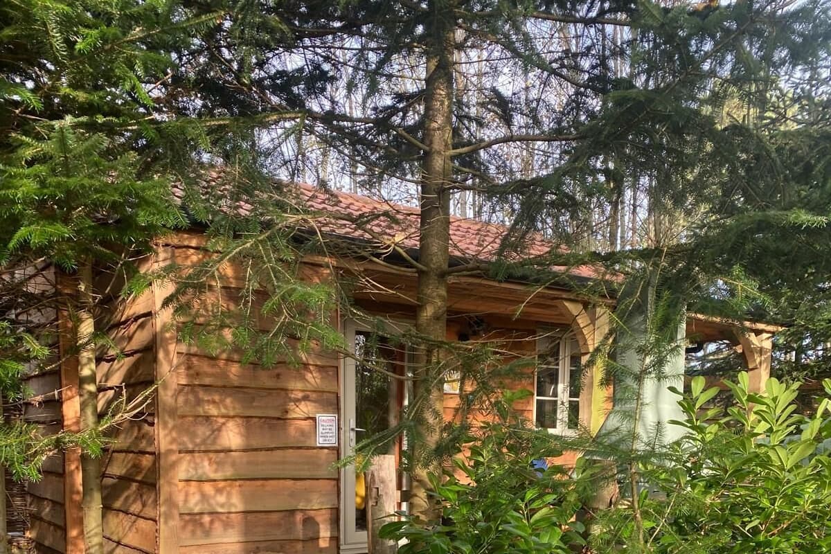 Cabin, 1 Bedroom (Squirrel - Eco lodge with hot tub) | Soundproofing, bed sheets