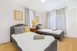 3 bedrooms, iron/ironing board, travel crib, free WiFi