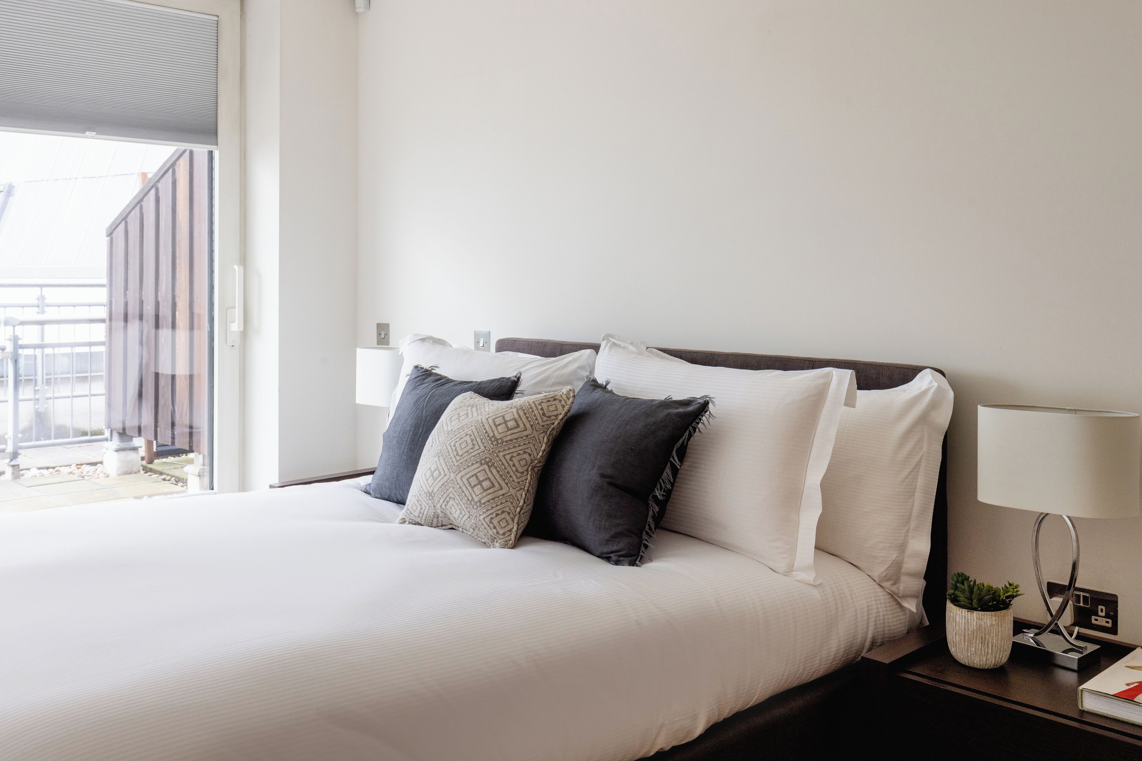 Three Bedroom Apartment | Premium bedding, individually decorated, individually furnished, desk