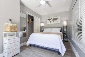 1 bedroom, desk, iron/ironing board, WiFi