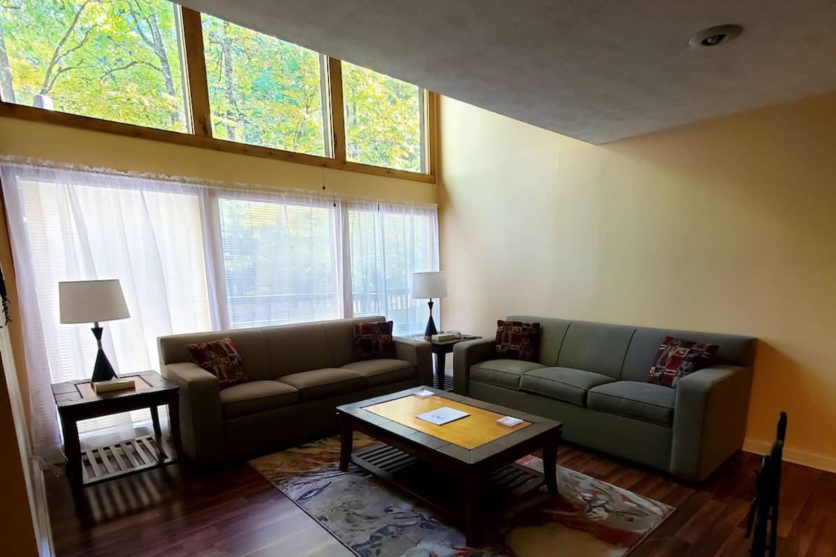 Executive House, 2 Bedrooms, Patio, Mountainside | Living room