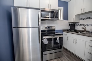 Microwave, oven, stovetop