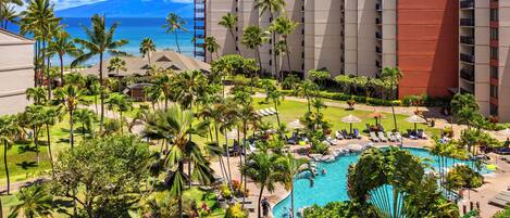 Una piscina climatizada