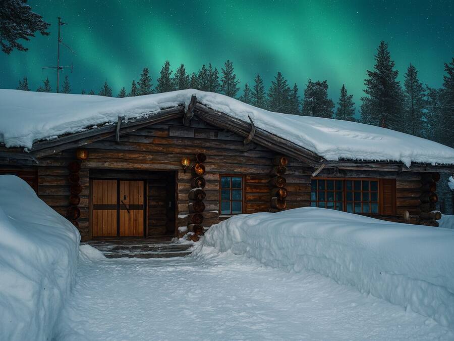 Façana frontal de l'allotjament