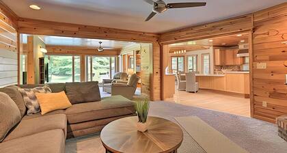 Riverside retreat in Catskills with pool