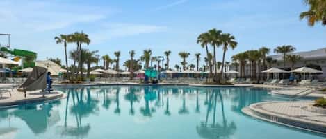 Indoor pool, outdoor pool