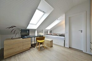 2 bedrooms, iron/ironing board, travel crib, WiFi