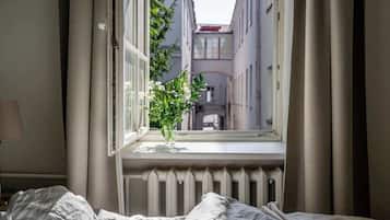 2 bedrooms, iron/ironing board, travel crib, WiFi