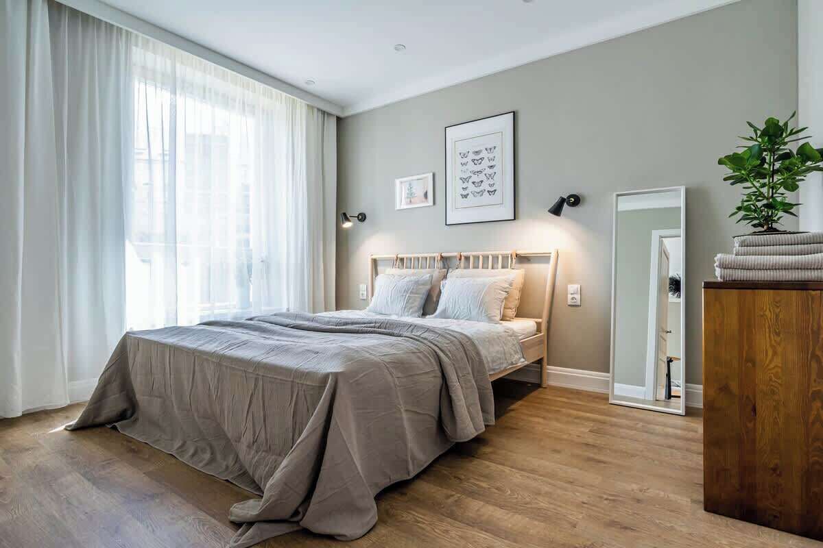 2 bedrooms, iron/ironing board, travel crib, WiFi