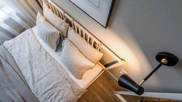 2 bedrooms, iron/ironing board, travel crib, WiFi